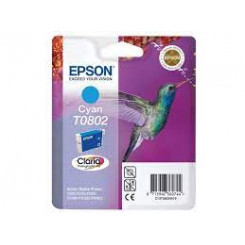 Epson T0802 - 7.4 ml - cyan - original - blister - ink cartridge 